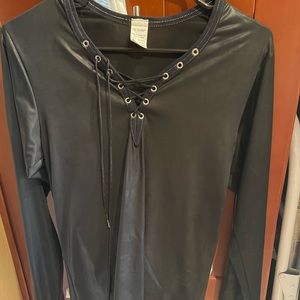 Men’s Gregg Homme faux leather look shirt